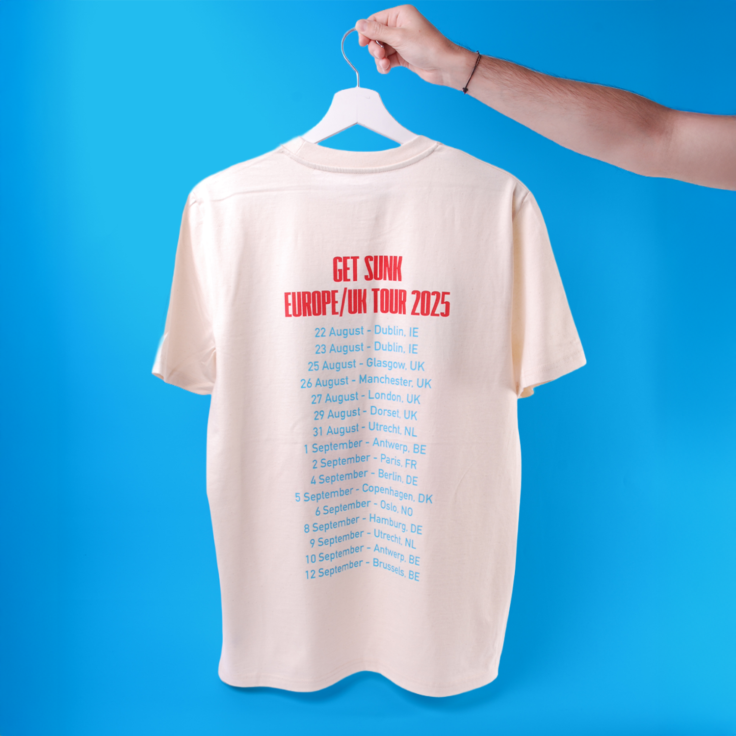 Get Sunk Europe/UK 2025 T-Shirt